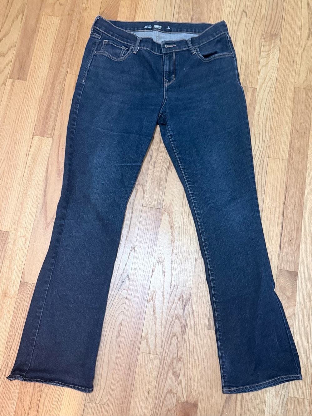 Old Navy Boot‑Cut Jeans – Dark Blue Denim – Size 12 Tall